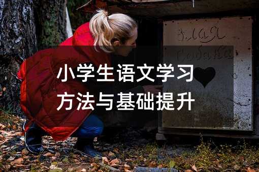 小學生語文學習方法與基礎提升
