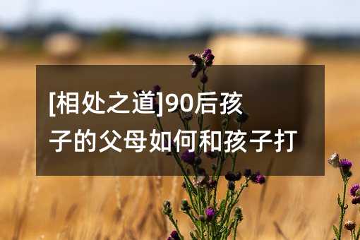 [��֮̎��]90���ӵĸ�ĸ��κͺ��Ӵ򽻵�