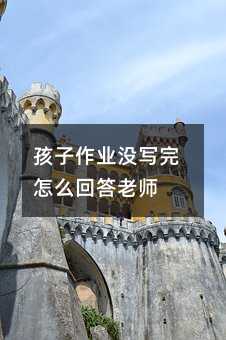 孩子作業沒寫完怎么回答老師
