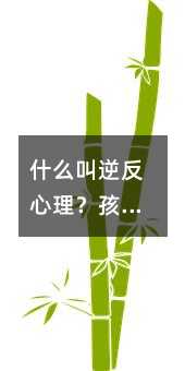 什么叫逆反心理?孩子跟父母對(duì)著干怎么辦?