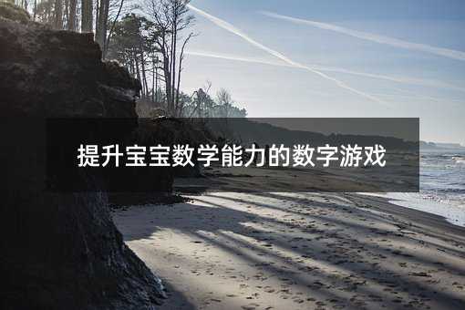 提升寶寶數學能力的數字游戲