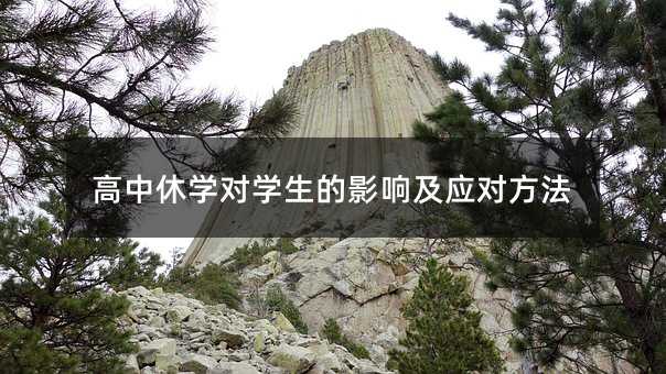 高中休學對學生的影響及應對方法