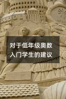 對于低年級奧數(shù)入門學(xué)生的建議