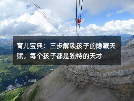 育兒寶典:三步解鎖孩子的隱藏天賦,每個(gè)孩子都是獨(dú)特的天才