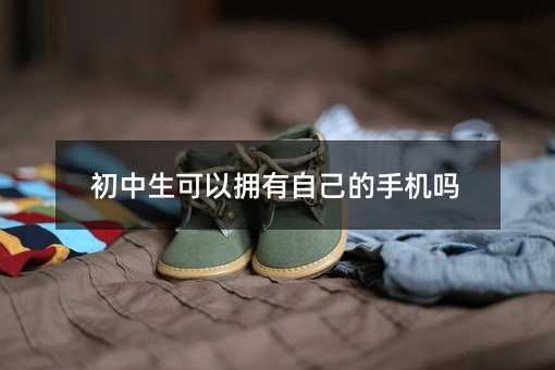 初中生可以擁有自己的手機嗎