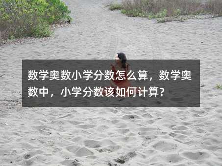 數學奧數小學分數怎么算,數學奧數中,小學分數該如何計算?