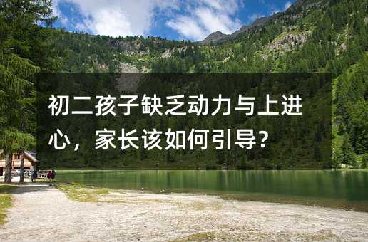 初二孩子缺乏動(dòng)力與上進(jìn)心,家長(zhǎng)該如何引導(dǎo)?