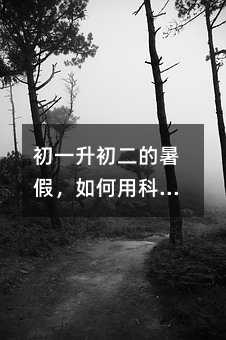 初一升初二的暑假,如何用科學(xué)規(guī)劃贏在新學(xué)期起跑線?