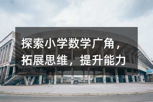 ̽��С�W���W�V�ǣ���չ˼�S����������