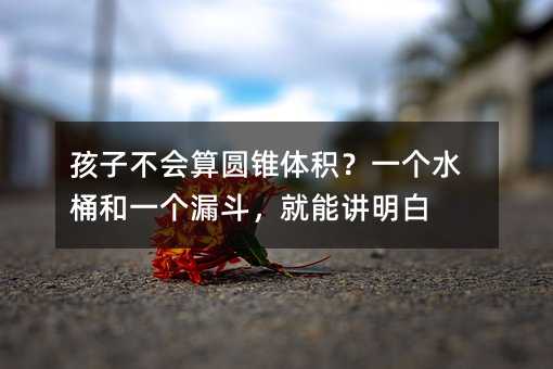 ���Ӳ���(hu��)��A�F�w�e��һ��(g��)ˮͰ��һ��(g��)©���������v����