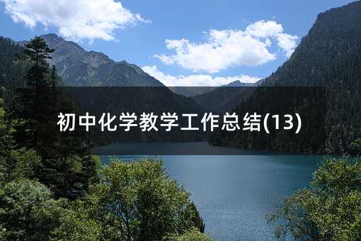 ���л��W(xu��)�̌W(xu��)�������Y(ji��)(13)